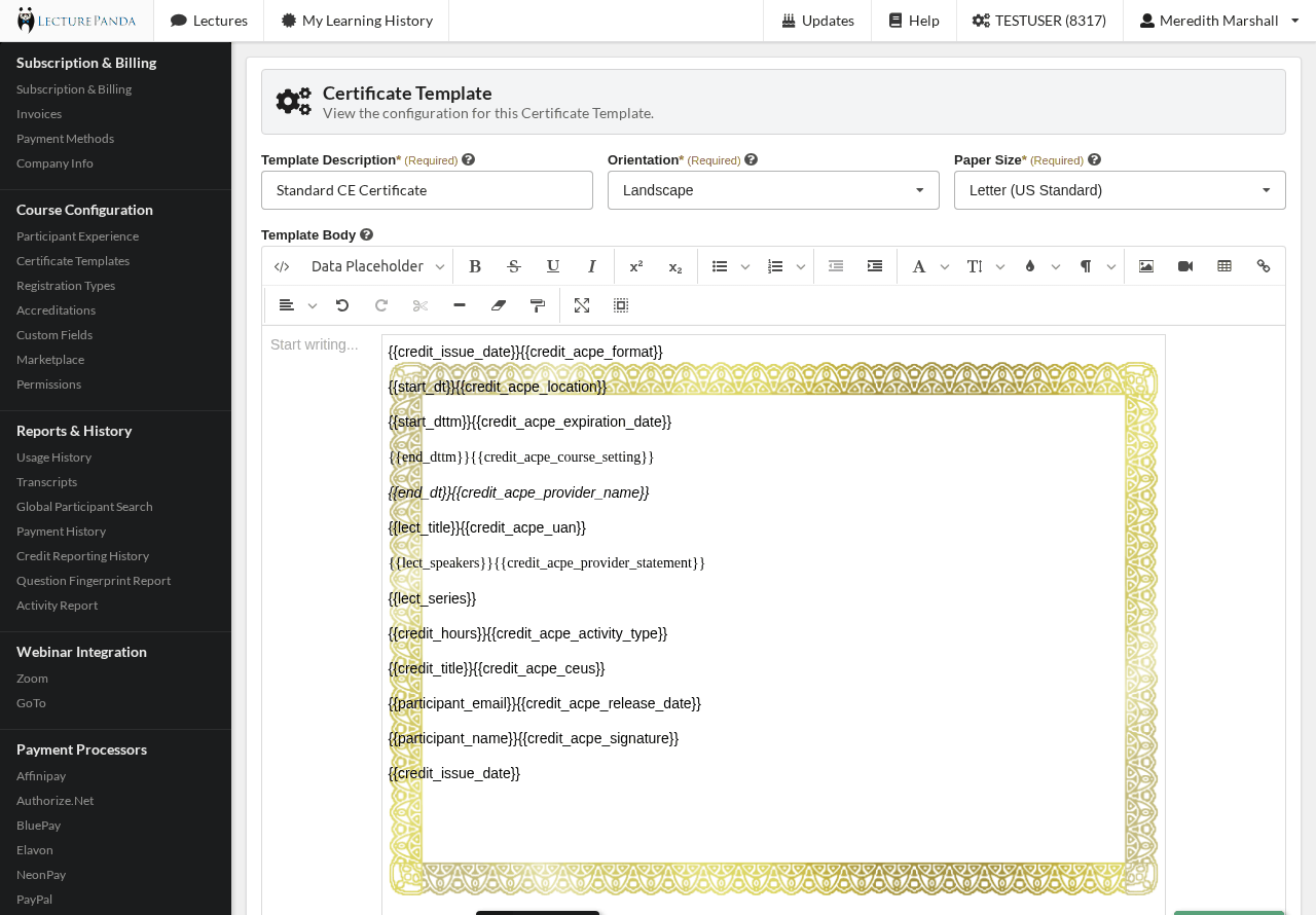 Certificate Creation certificate_create