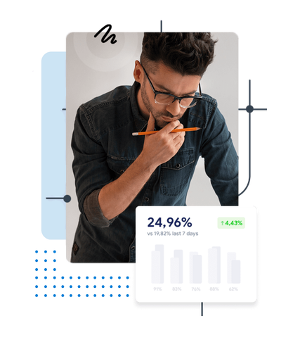 Continuing education professional reviewing learning content and certificates